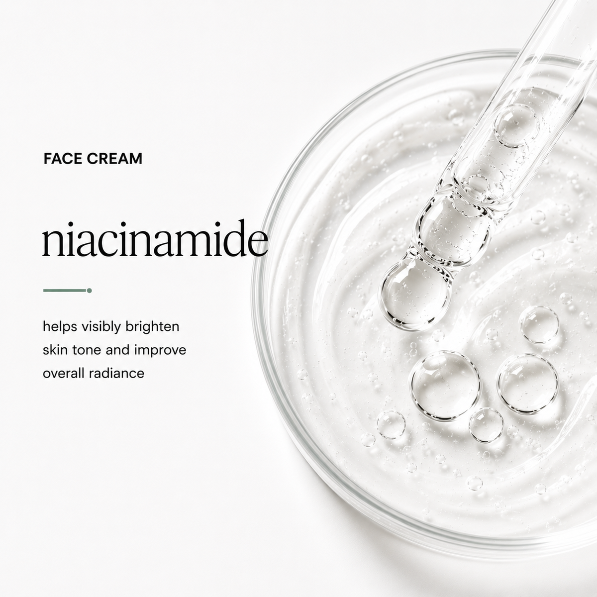 Niacinamide in Hydro Lab hydrating and brightening face cream