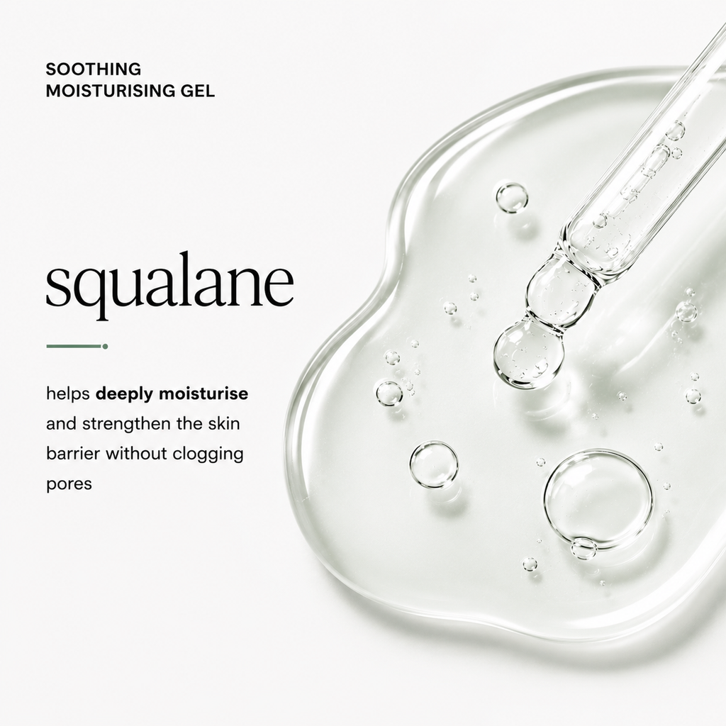 Squalane moisturising ingredient in HYDRO LAB hydrating gel