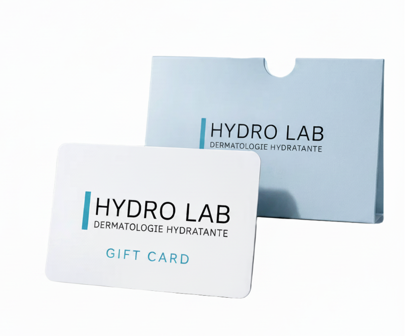 HYDRO LAB skincare gift card for birthdays, Christmas and special occasions