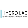 Hydro Lab logo with a vertical blue bar on the left, black sans-serif text reading 'HYDRO LAB' and 'DERMATOLOGIE HYDRATANTE' on a plain white background.