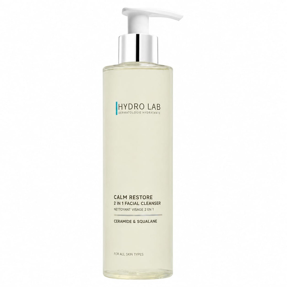 HYDRO LAB Calm Restore 2-in-1 gentle facial cleanser for sensitive-feeling skin