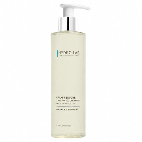 HYDRO LAB Calm Restore 2-in-1 gentle facial cleanser for sensitive-feeling skin
